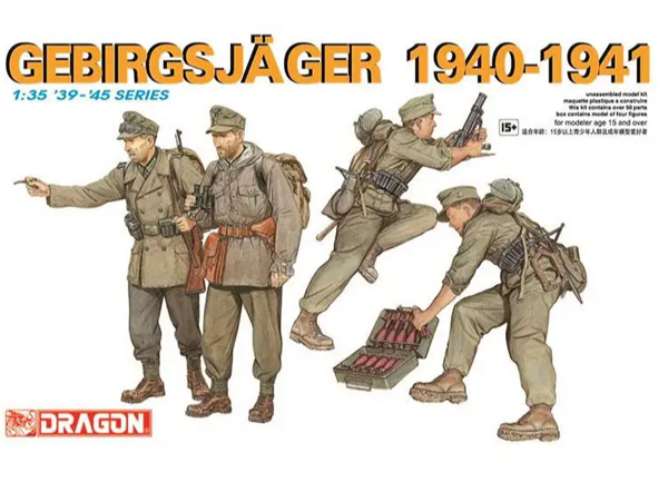 6345 Gebirgsjager 1940-1941 1/35