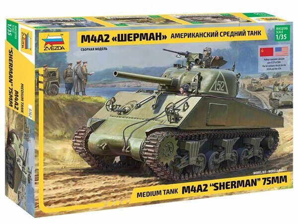 3702 Американский средний танк Шерман М4А2