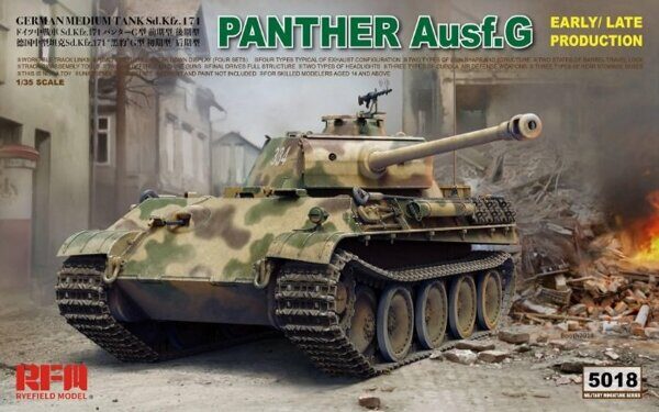 RM-5018 1/35 Panther Ausf.G Early / Late Production