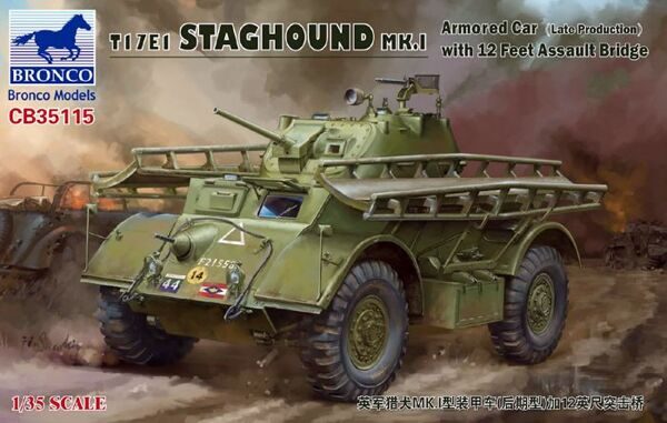 CB35115  T17E1 Staghound Mk.I (with assault bridge)