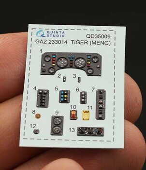 QD35009 1/35 3D Декаль интерьера кабины для семейства Г@З Тигр (для модели Meng)