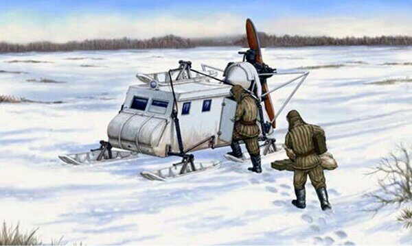 02337 Soviet NKL-16 Armoured Aerosan