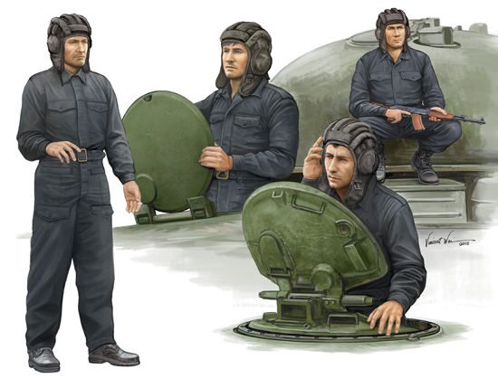 00435 1/35 Soviet tank crew