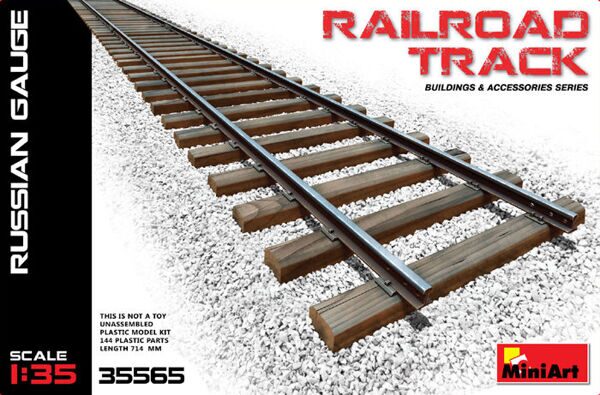 35565  Railroad Track (Russian Gauge)