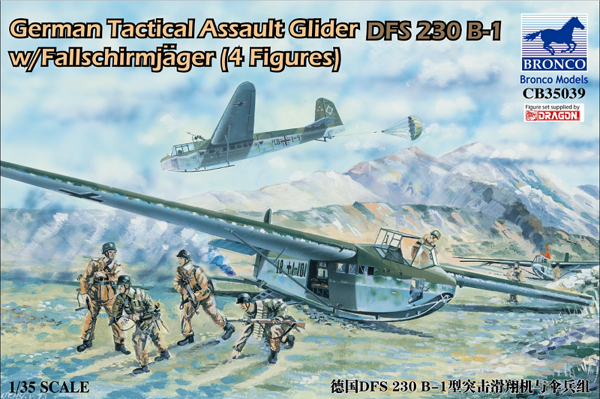 CB35039 1/35 GERMAN INVASION GLIDER DFS-230 B-1 W/PARATROOPS