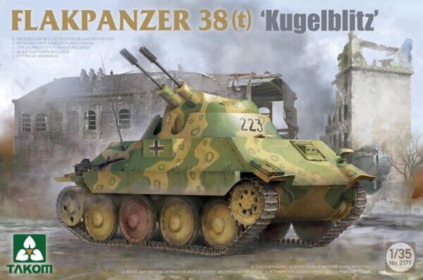 2179 Flakpanzer 38(t) Kugelblitz 1/35