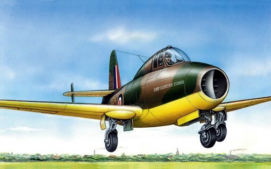 ЕЕ72259 Реактивный самолет Gloster Pionier